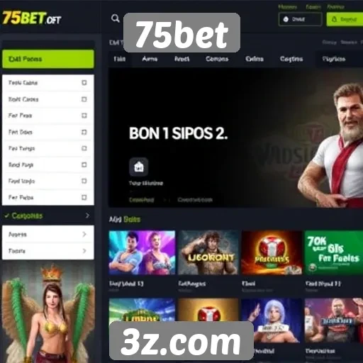 Mudanças na interface do 75bet simplificam navegação